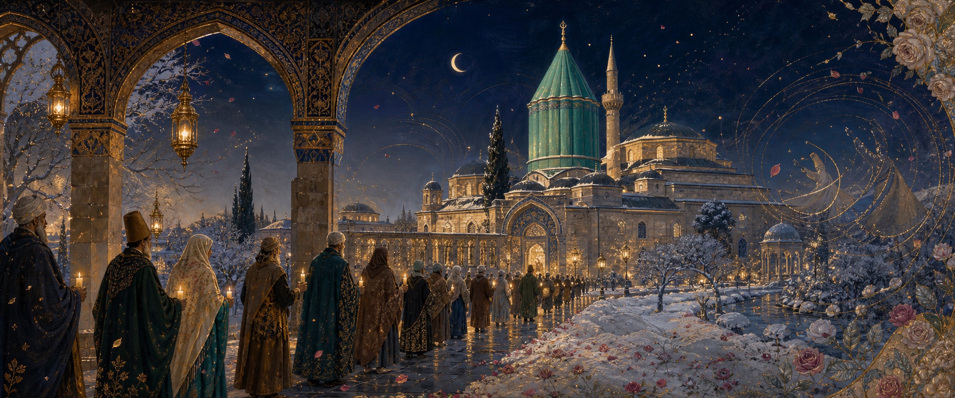 تصویرسازی آرامگاه مولانا، شب عروس و شکل‌گیری میراث مولویه