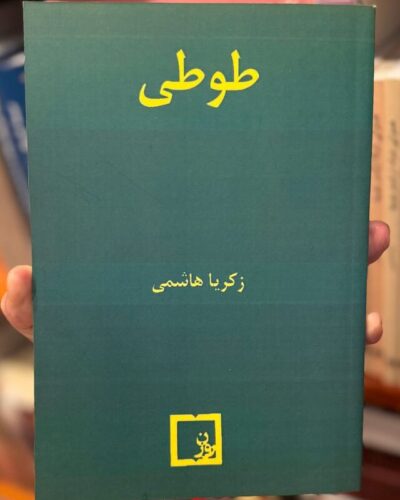 جلد رمان طوطی اثر زکریا هاشمی، نشر روزن