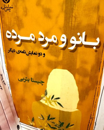 جلد کتاب بانو و مرد مرده اثر چیستا یثربی