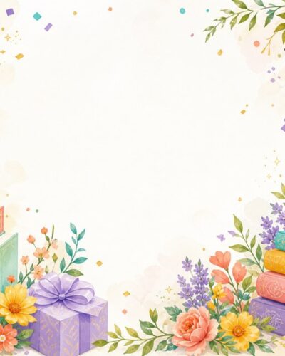کارت هدیهٔ شاد و عمومی برای کتاب‌دوستان | Joyful everyday gift card for book lovers