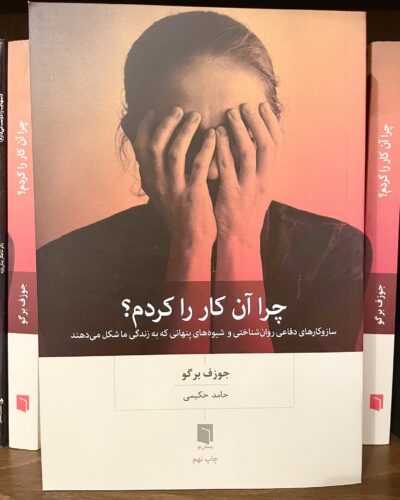 جلد کتاب چرا آن کار را کردم؟ اثر جوزف برگو، ترجمه حامد حکیمی، نشر بینش نو