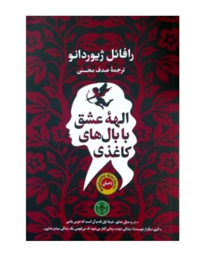 جلد کتاب الهه عشق با بال‌های کاغذی اثر رافائل ژیوردانو ترجمه صدف محسنی نشر پارسه