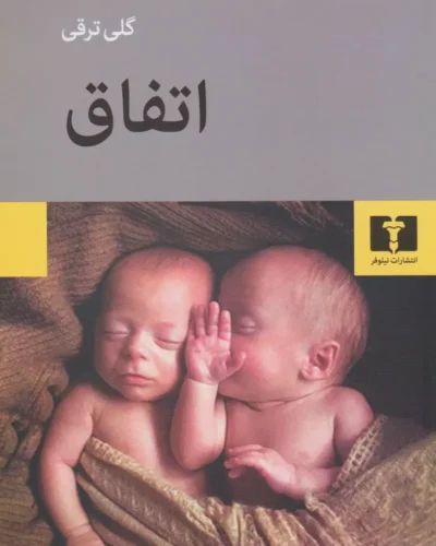 جلد کتاب اتفاق اثر گلی ترقی با ویراستاری مژده دقیقی نشر نیلوفر