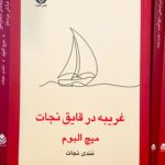 جلد کتاب غریبه در قایق نجات اثر میچ آلبوم با ترجمه مندی نجات نشر قطره