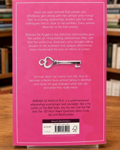 Secrets About Men by Barbara De Angelis, back cover and ISBN | جلد پشت رازهایی درباره مردان و شابک