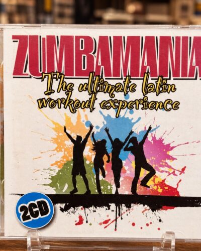 Zumbamania two CD Latin workout collection, front cover | جلد جلوی مجموعه دو سی‌دی زومبامانیا
