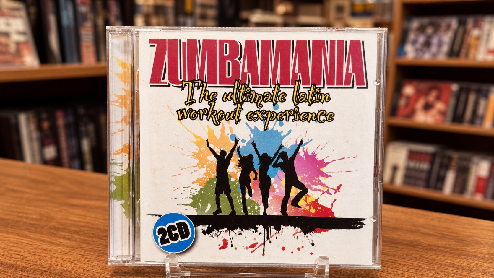 Zumbamania 2CD | زومبامانیا | تصویر جلد جلو Zumbamania two CD Latin workout collection, front cover | جلد جلوی مجموعه دو سیدی زومبامانیا