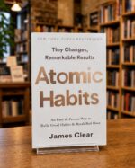 Atomic Habits by James Clear, sealed English edition in a bookshop | عادت‌های اتمی نسخه انگلیسی