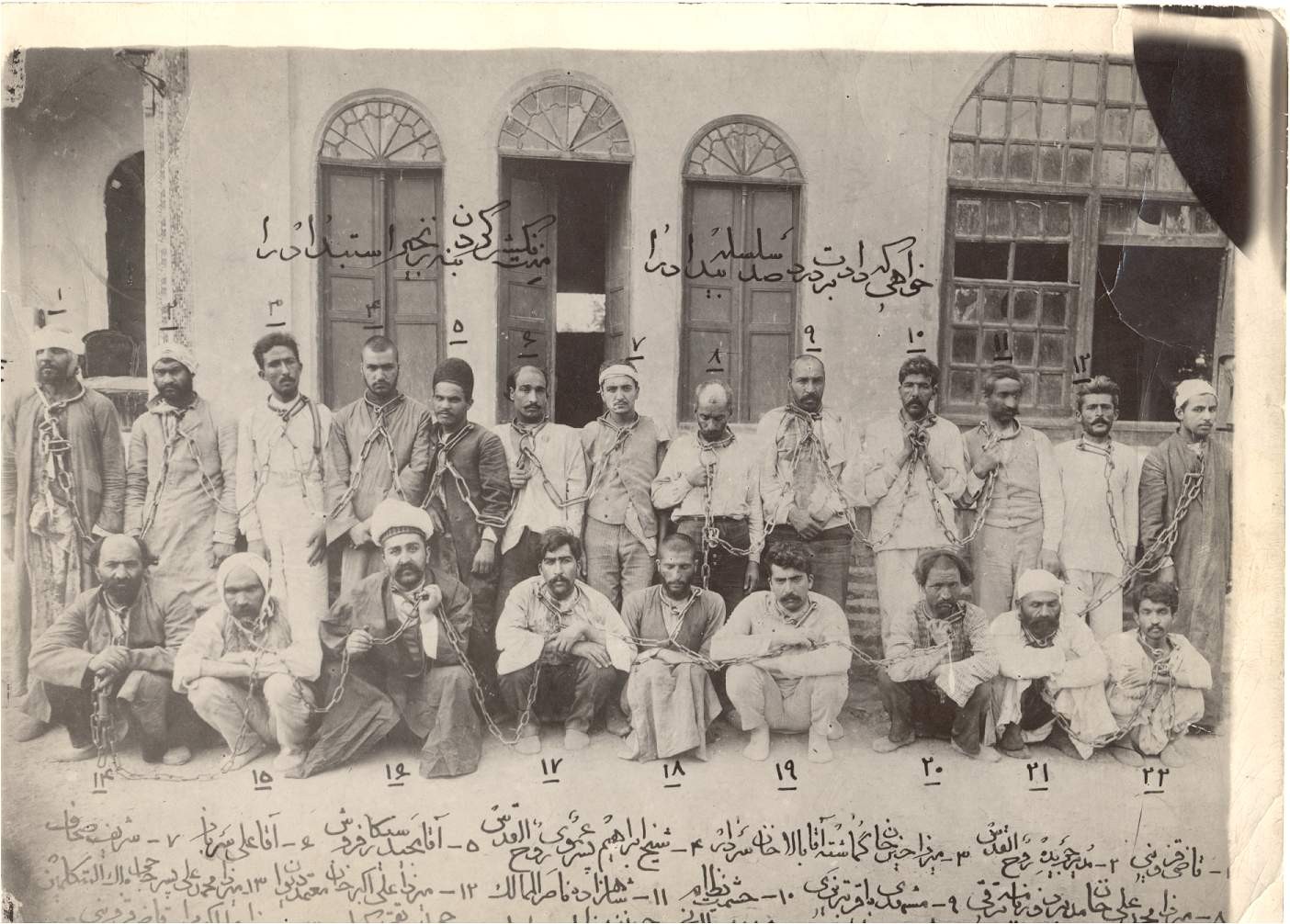 زندانیان باغ شاه پس از کودتای ژوئن ۱۹۰۸