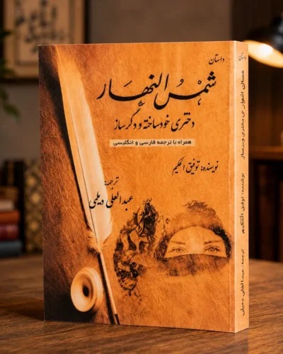 تصویر دوم کتاب شهر و افسانه، نوشته تونین آکیم و ترجمه عبدالعلی دیلی، نسخه کمیاب در کتابفروشی الفبا استرالیا
