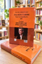 پشت جلد اول تاریخ فلسفه احمد جویزچی، ترکی آذربایجانی — Ahmet Cevizci History of Philosophy volume 1 back cover