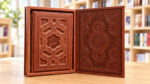 نسخهٔ نفیس گلستان سعدی با صندوق چرمی تزئین‌شده | Saadi’s Golestan gift edition in its decorated leather chest