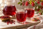 تصویرسازی نوشیدنی زرشک / Illustration of Barberry drink