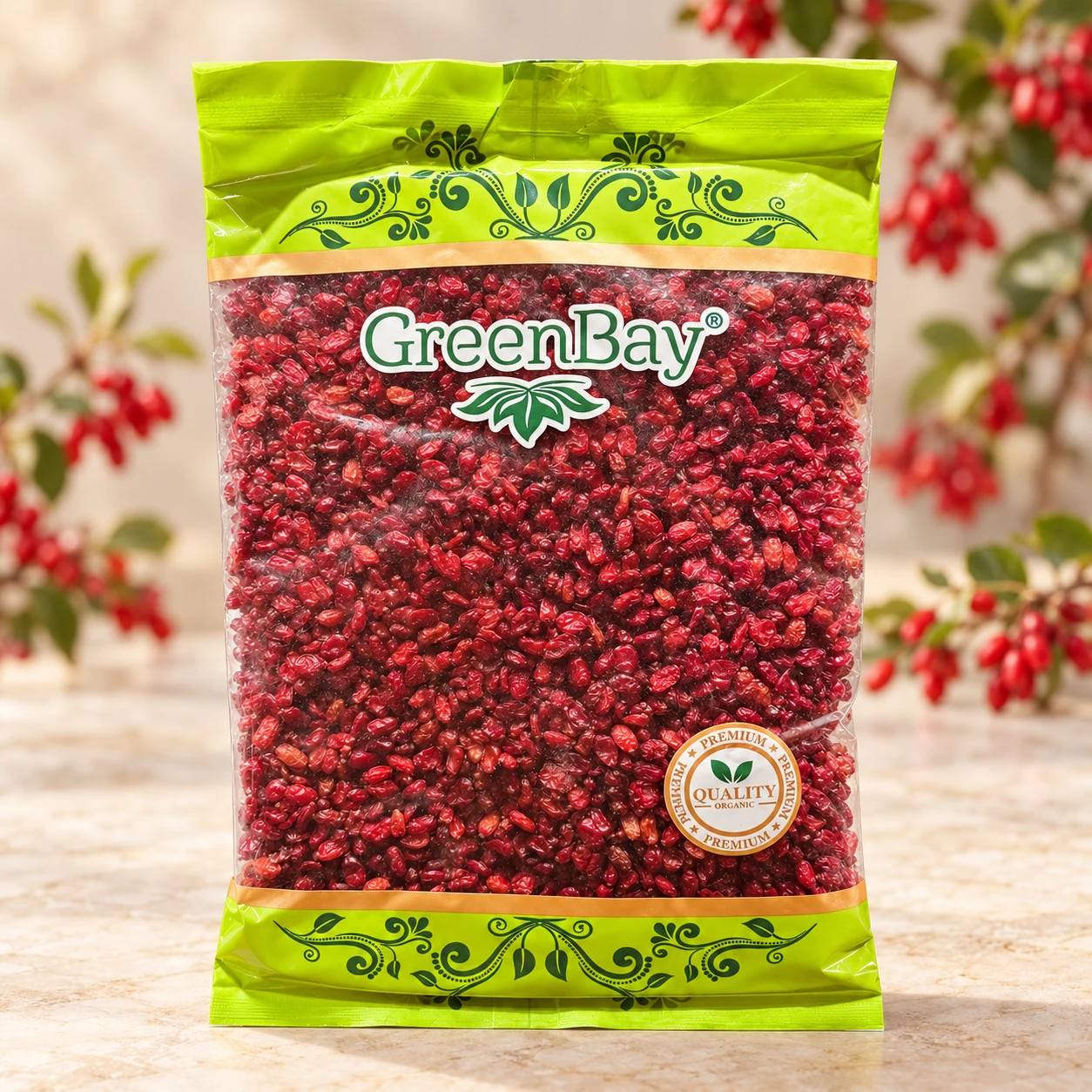 زرشک ۲۵۰ گرمی (Barberries 250g) بستهٔ زرشک ۲۵۰ گرمی / 250 g barberry pack